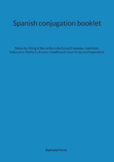 Spanish conjugation booklet