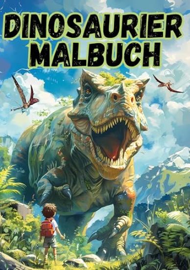 Das große Dinosaurier Malbuch