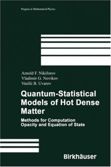 Quantum-Statistical Models of Hot Dense Matter