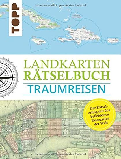 Landkarten Rätselbuch - Traumreisen