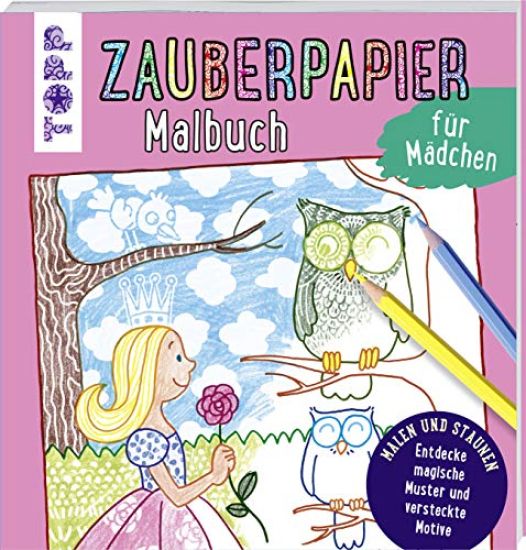 Zauberpapier Malbuch für Mädchen