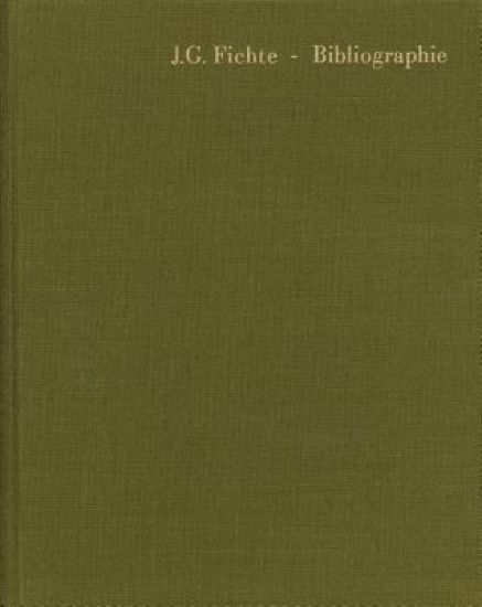 Fichte-Bibliographie