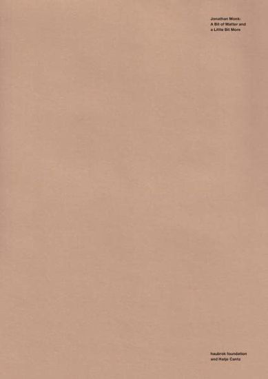 Jonathan Monk (Bilingual edition)