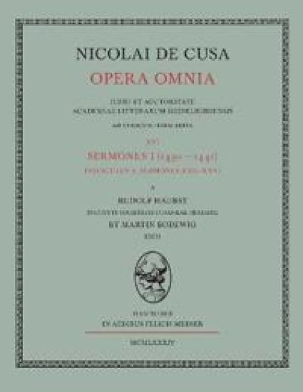 Nicolai de Cusa Opera omnia