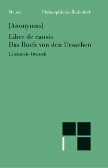 Liber de causis. Das Buch von den Ursachen