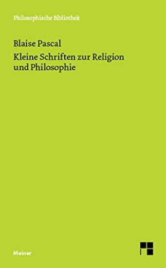 Kleine Schriften zur Religion und Philosophie