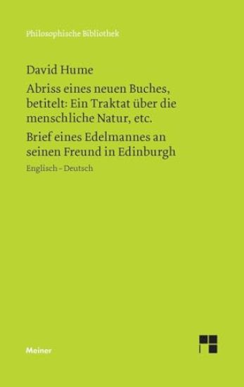 Abriss eines neuen Buches, betitelt