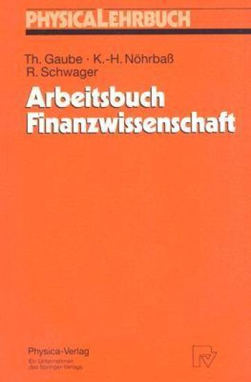 Arbeitsbuch Finanzwissenschaft