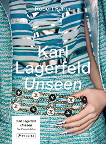 Karl Lagerfeld Unseen: Die Chanel-Jahre. Überformat mit Lotus-Leineneinband und Folienprägung