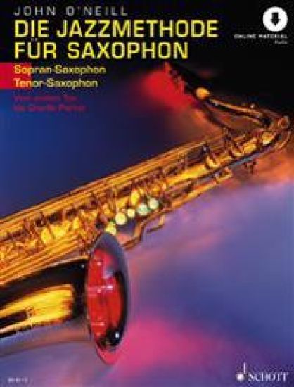 Kansikuva: Jazz Method for Soprano/Tenor Sax Book/CD: (german)