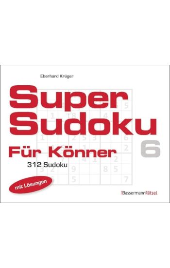 Supersudoku für Könner 6 (5 Exemplare à 3,99 EUR)