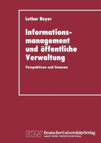 Informationsmanagement und öffentliche Verwaltung