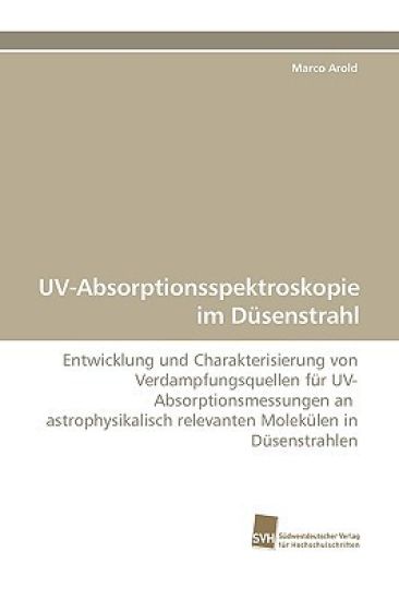 UV-Absorptionsspektroskopie Im Dusenstrahl