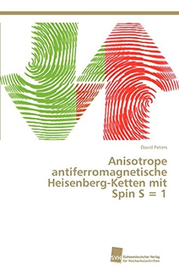 Anisotrope antiferromagnetische Heisenberg-Ketten mit Spin S = 1