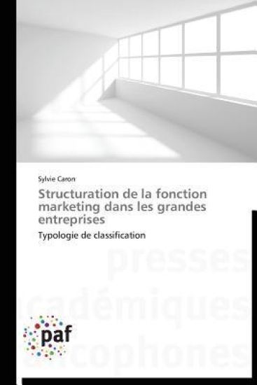 Structuration de la Fonction Marketing Dans Les Grandes Entreprises