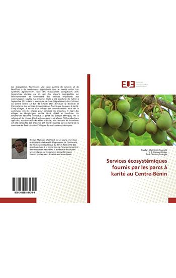 Services écosystémiques fournis par les parcs à karité au Centre-Bénin
