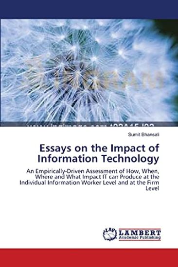 Essays on the Impact of Information Technology