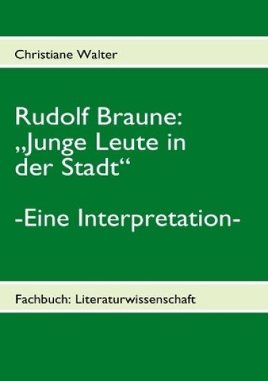 Rudolf Braune: "Junge Leute in der Stadt"