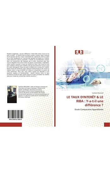 LE TAUX D'INTERÊT & LE RIBA : Y-a-t-il une différence ?