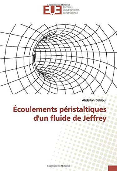 Écoulements péristaltiques d'un fluide de Jeffrey
