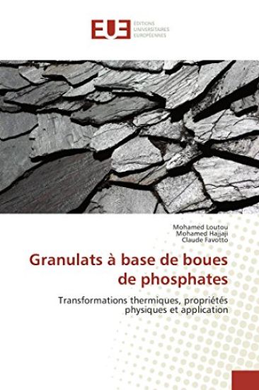 Granulats à base de boues de phosphates