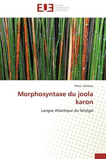 Morphosyntaxe Du Joola Karon