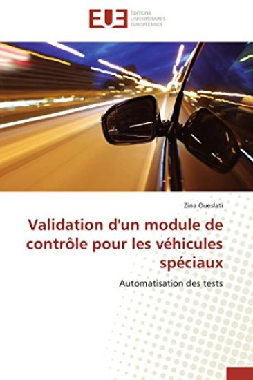 Validation d'Un Module de Contr?le Pour Les V?hicules Sp?ciaux