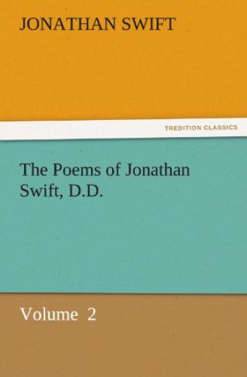 The Poems of Jonathan Swift, D.D.