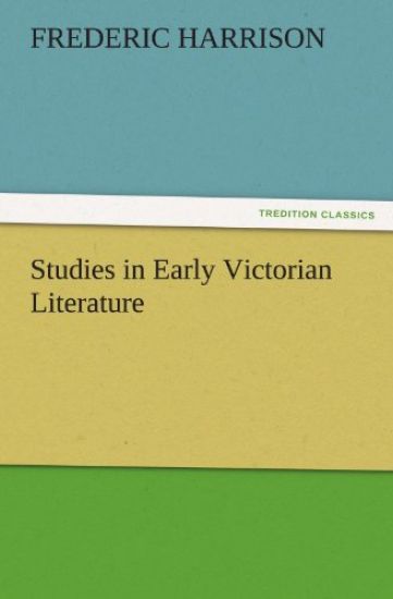 Studies in Early Victorian Literature