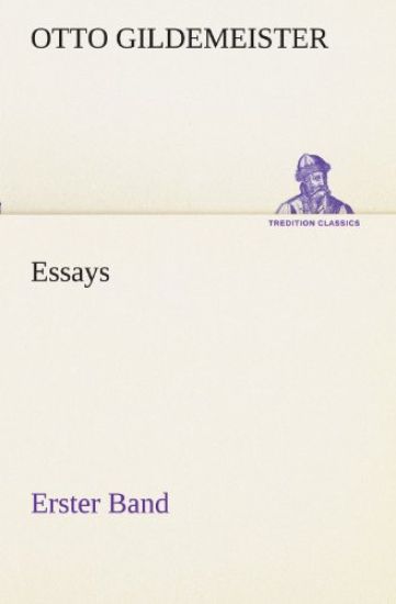 Essays - Erster Band
