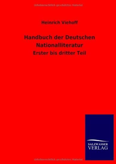 Handbuch der Deutschen Nationalliteratur
