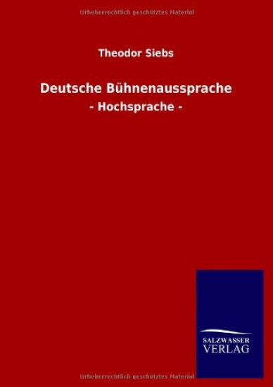 Deutsche Bühnenaussprache