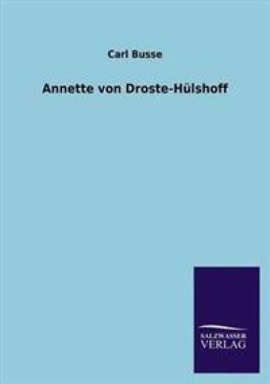 Annette Von Droste-Hulshoff