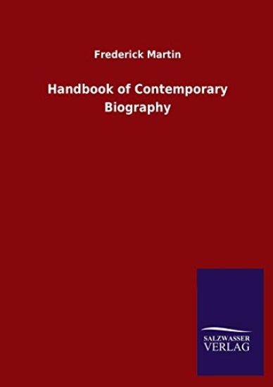 Handbook of Contemporary Biography