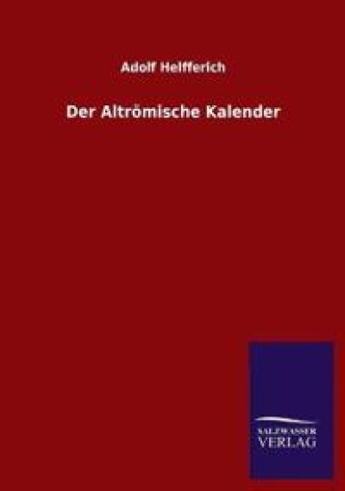 Der Altrömische Kalender