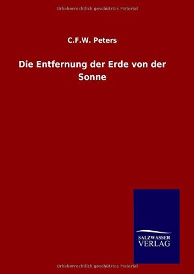 Die Entfernung der Erde von der Sonne