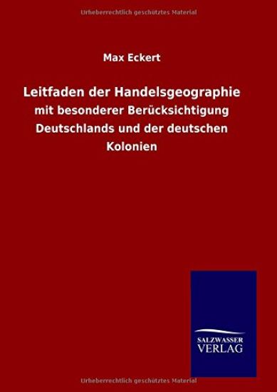 Leitfaden der Handelsgeographie