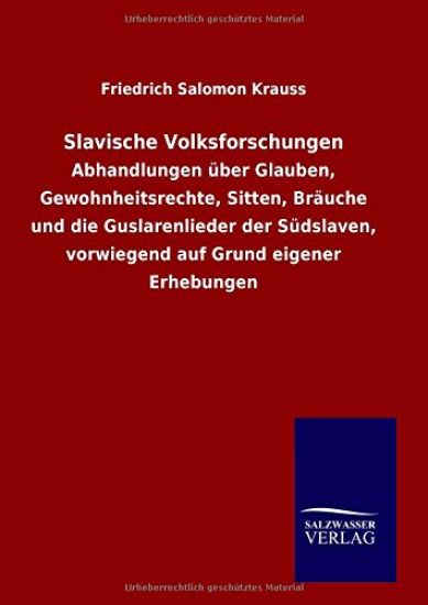 Slavische Volksforschungen
