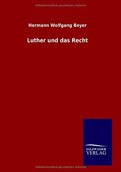 Luther und das Recht