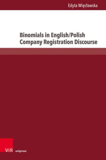 Binomials in English/Polish Company Registration Discourse