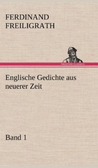 Englische Gedichte Aus Neuerer Zeit 1