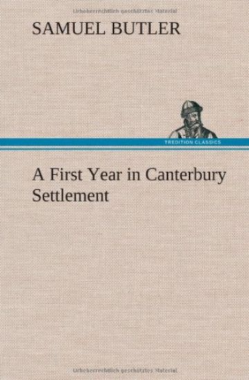 A First Year in Canterbury Settlement