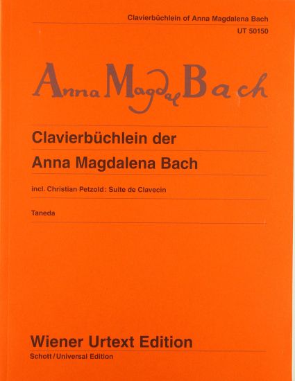 PIANO NOTE BOOK OF ANNA MAGDALENA BACH