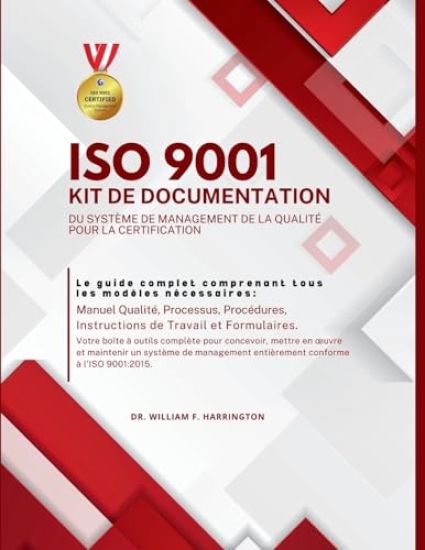 ISO 9001 Kit de Documentation Du Système de Management de la Qualité Pour La Certification