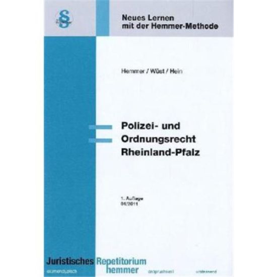 Hemmer: Polizei-/Ordnungsrecht Rheinland-Pfalz