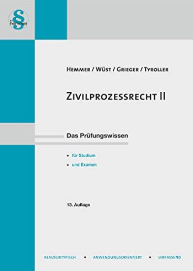 Hemmer, K: Zivilprozessrecht II