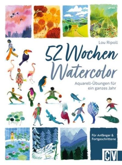 Kansikuva: 52 Wochen Watercolor