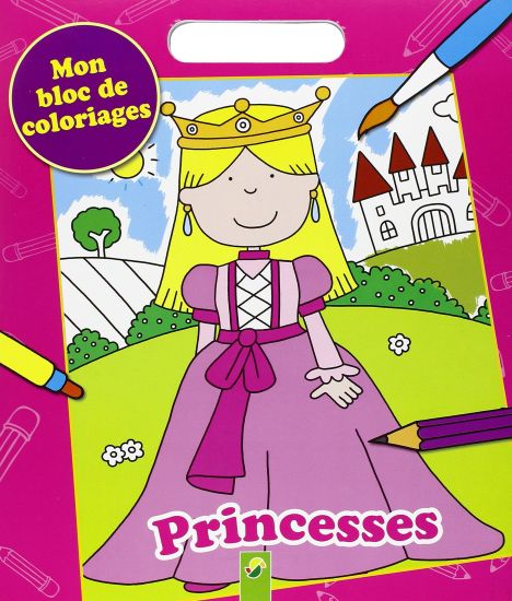 Mitt målarblock. Prinsessor