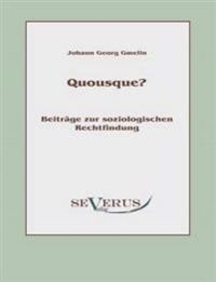 Quousque? Beiträge zur soziologischen Rechtfindung