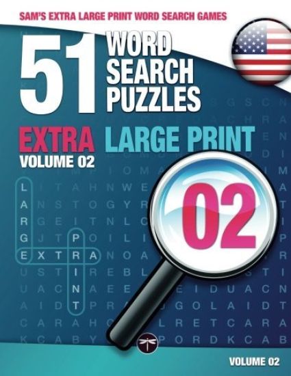 Sam's Extra Large Print Word Search Games, 51 Word Search Puzzles, Volume 2